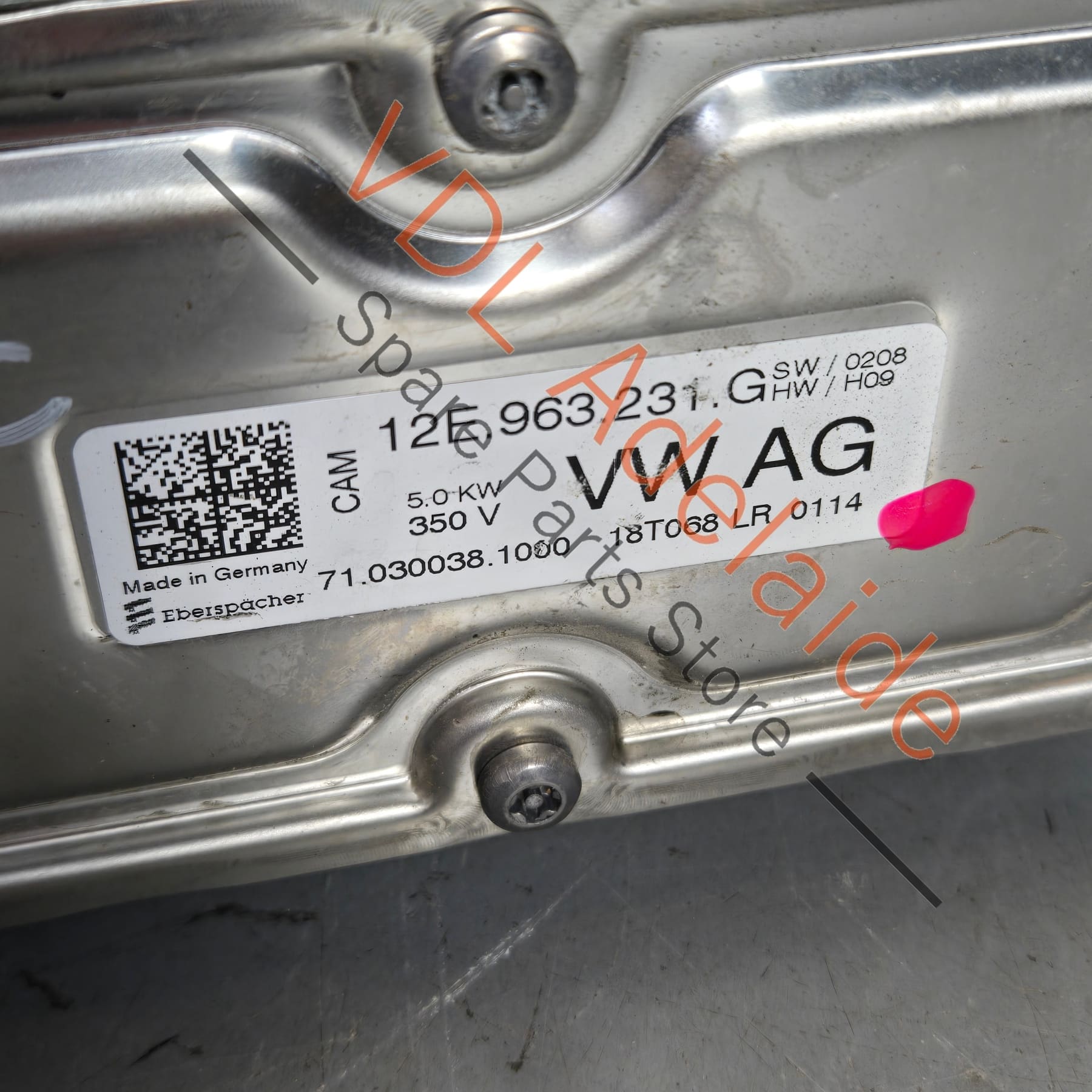 PAB963231 12E963231 9A796323100 Porsche Hybrid High Voltage Heating PTC Unit 9A796323100 12E963231 PAB963231