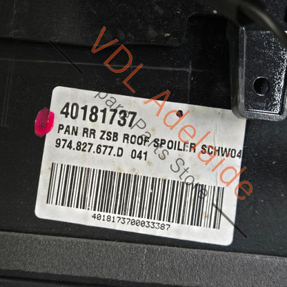 974827934CY   Porsche Panamera Turismo Rear Spoiler Gloss Black 974827934CY