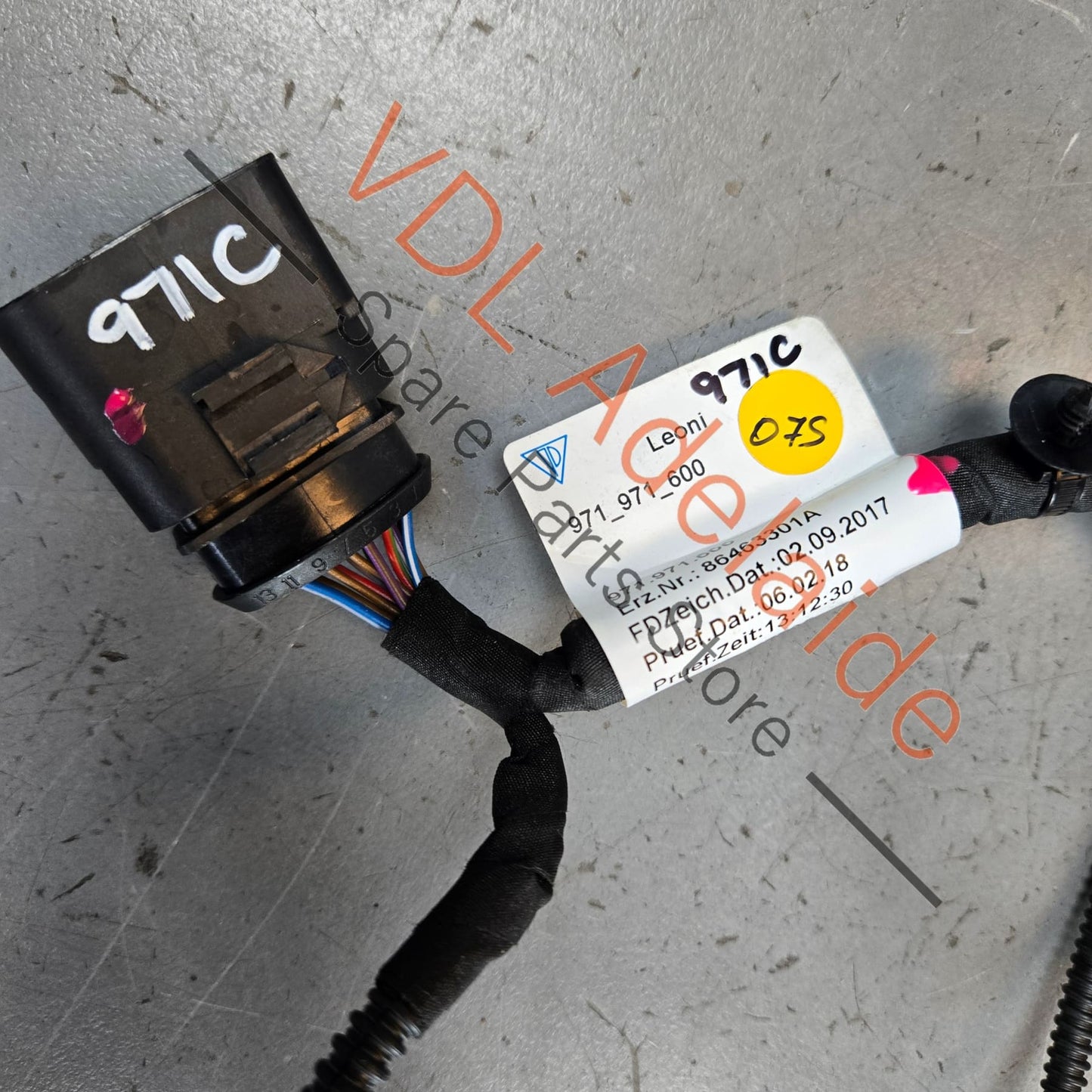 971971600 971971033  Porsche Panamera Hybrid Water Pump Wiring Harness Cable 971971600 971971033