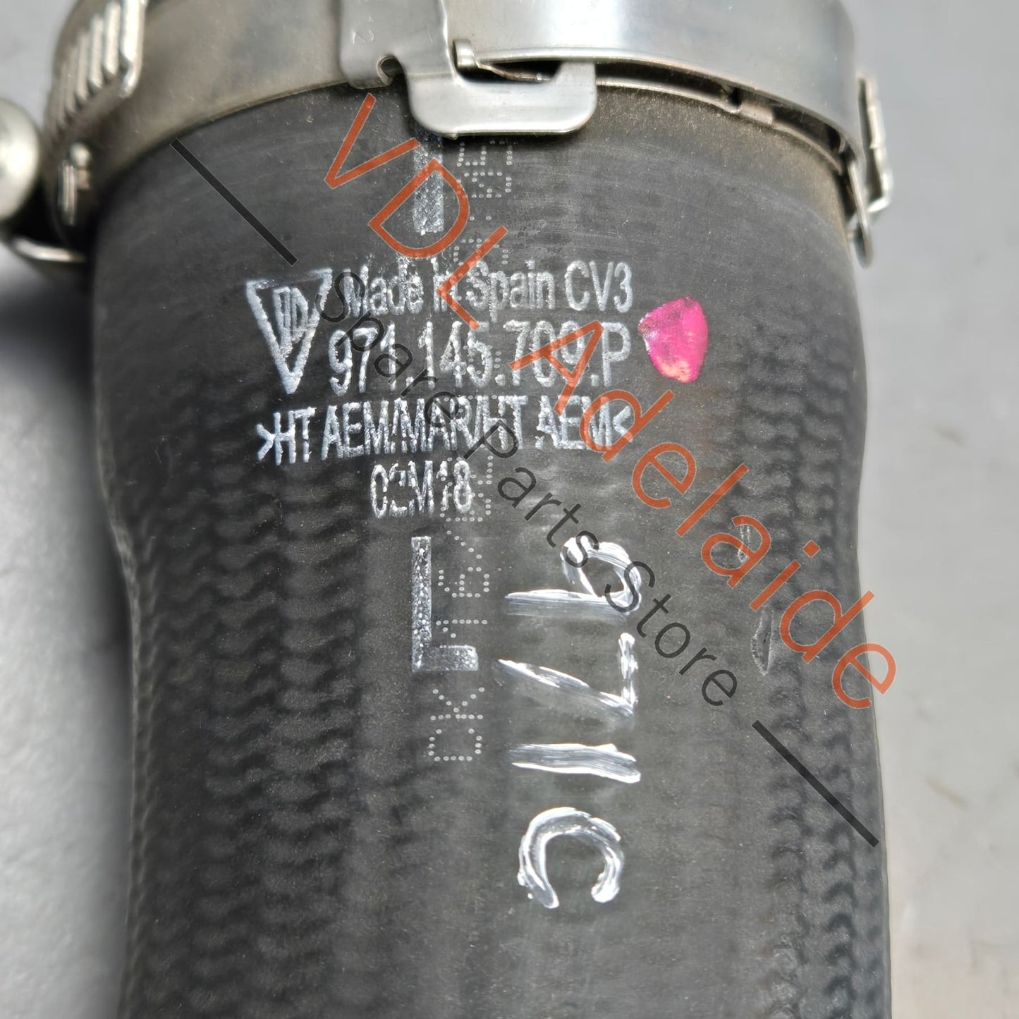 971145709P   Porsche Panamera 971 Charge Air Cooler Intercooler Pipe Hose Left Upper 971145709P