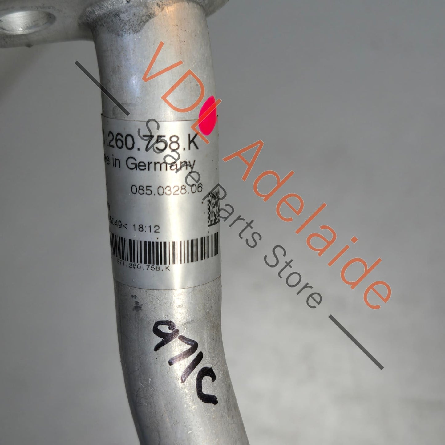 971260758K 971260758T  Porsche Panamera 971 V6 Refrigerant Gas AC Pressure Pipe Hose 971260758T 971260758K