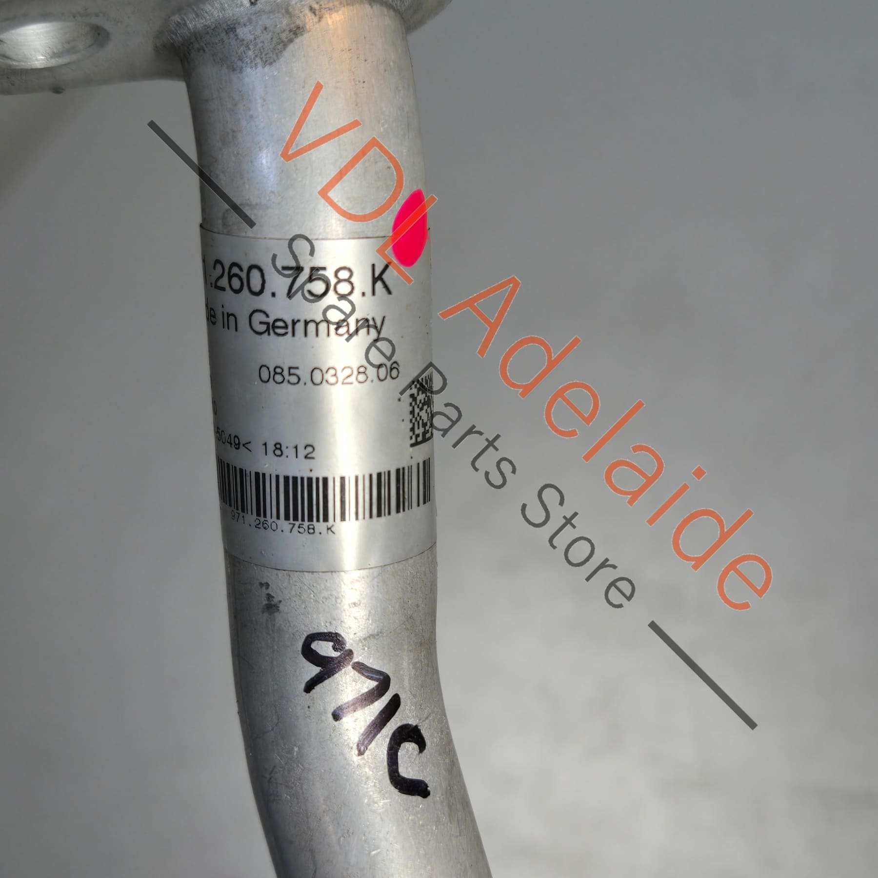 971260758K 971260758T  Porsche Panamera 971 V6 Refrigerant Gas AC Pressure Pipe Hose 971260758T 971260758K