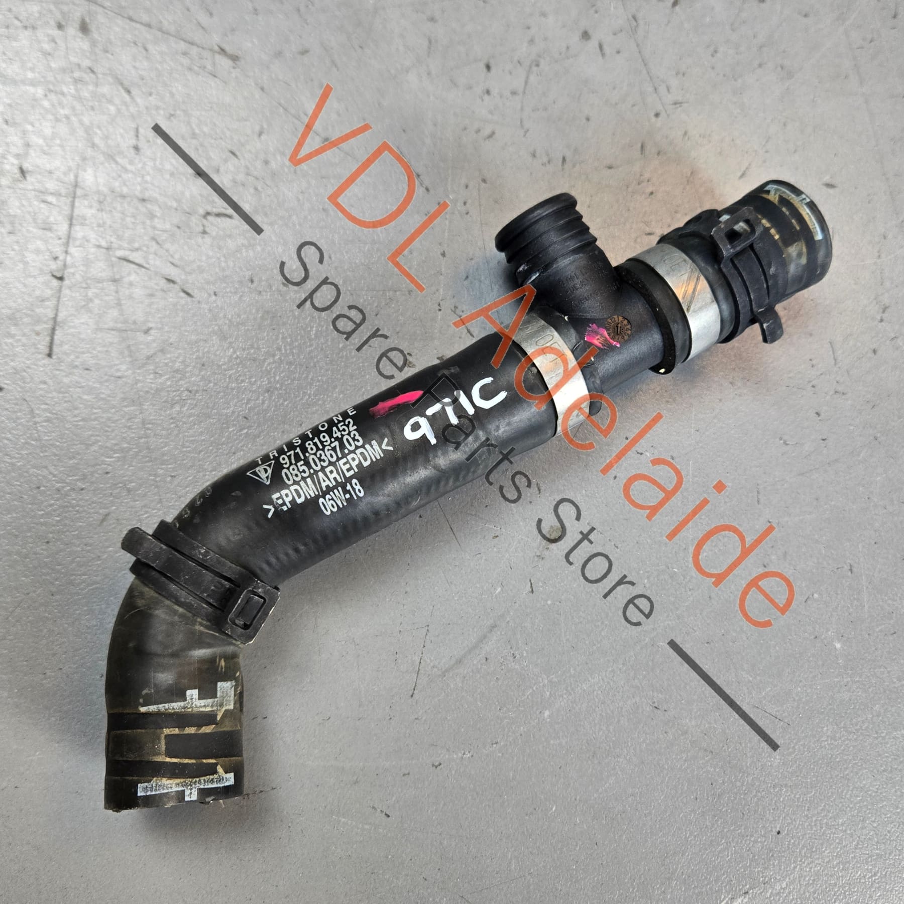 971819452 9A781945200  Porsche Panamera Hybrid Coolant Hose Pipe 971819452 9A781945200