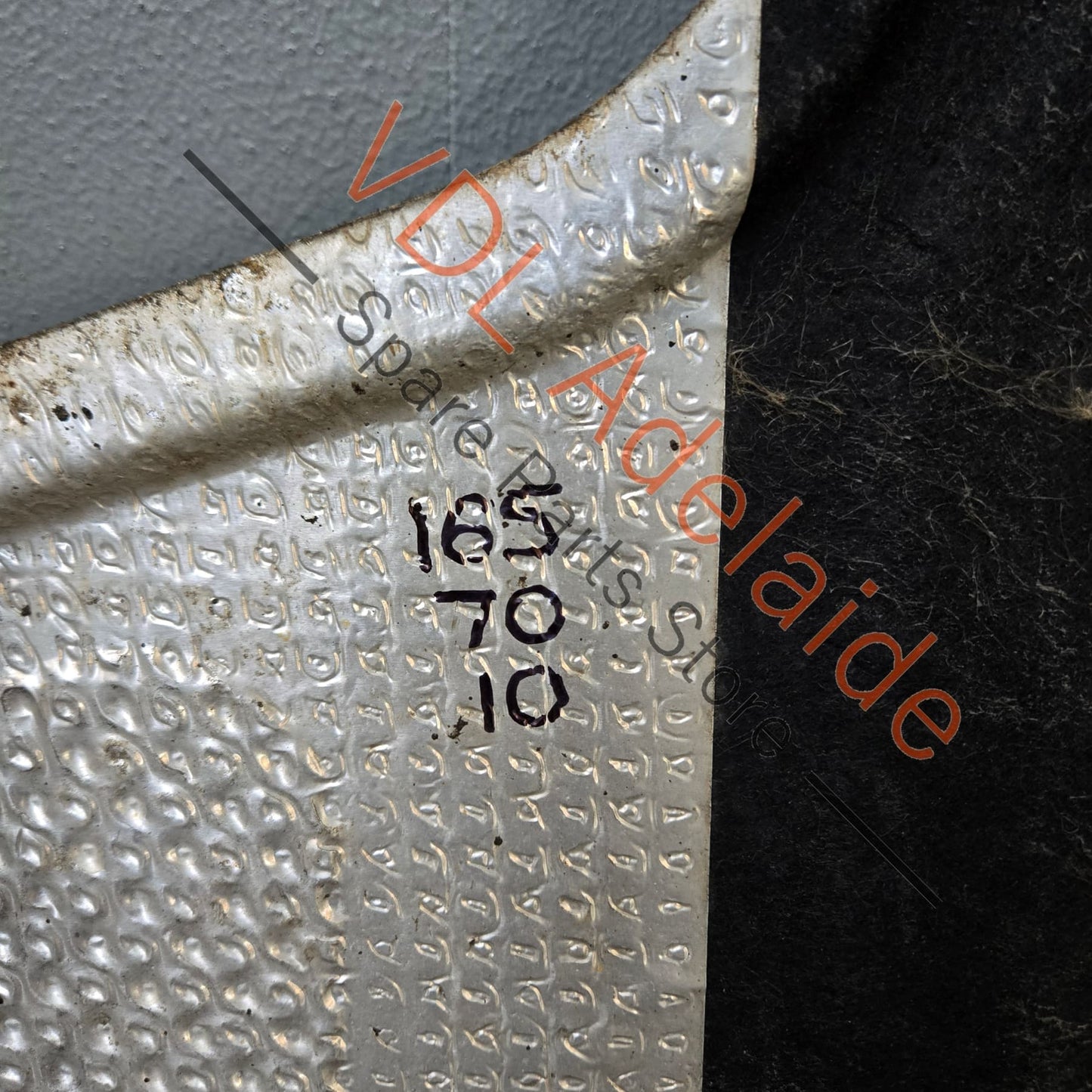 971825505   Porsche Panamera 971 Rear Underbody Bumper Trim Cover Stone Guard 971825505