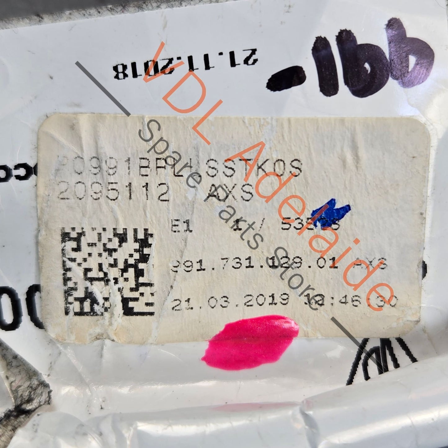 99173112901     Porsche 911 Wing Mirror Wirinig Harness Cable 99173112901