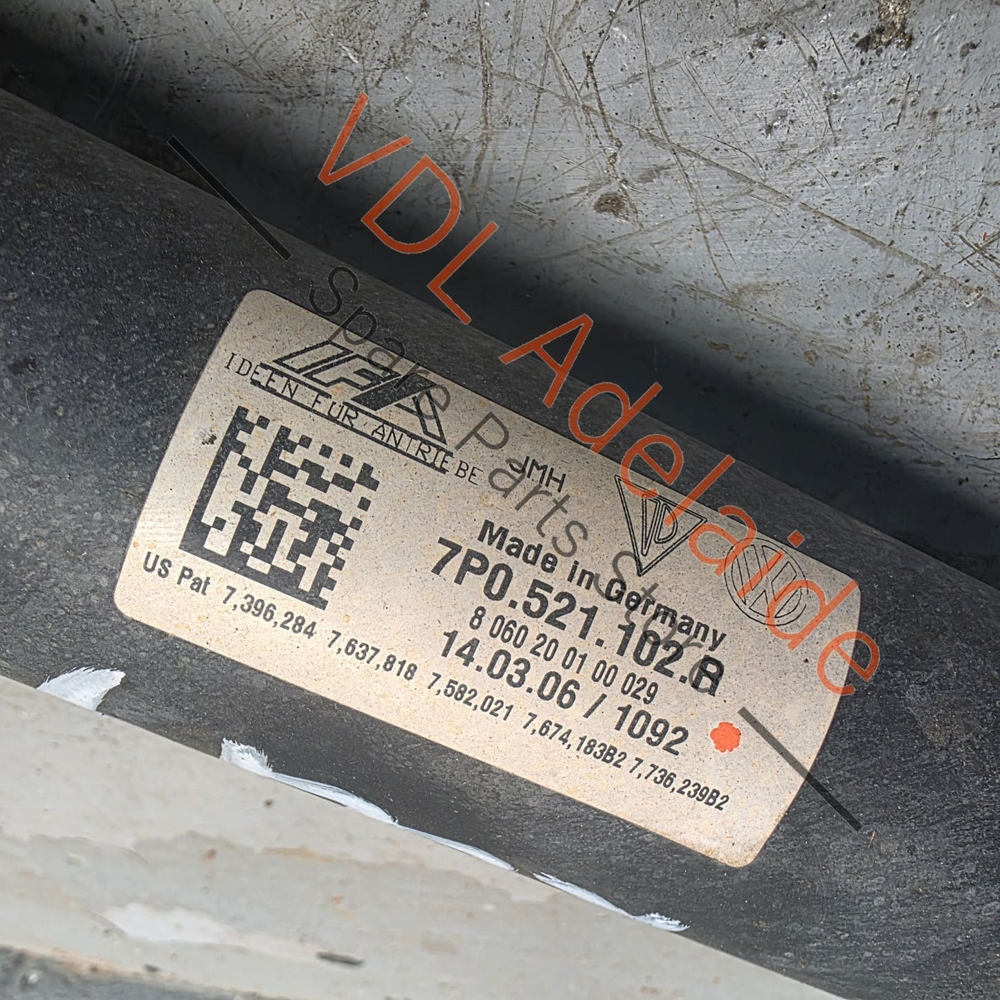 7P0521102R 7P0521102P 7P0521102M 7P0521102K 7P0521102T VW Touareg 7P Cayenne 958 Tail Propeller Cardan Shaft 7P0521102R 2011-2018 for V6 models