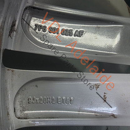 7P6601025AF     VW Touareg 20in x 9in Alloy Wheel 7P6601025AF Pikes Peak design #01