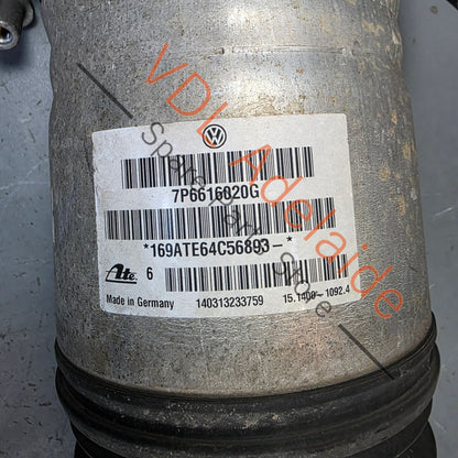 7P6616020G     VW Touareg 7P Right Rear Air Suspension Strut Shock Absorber 7P6616020G