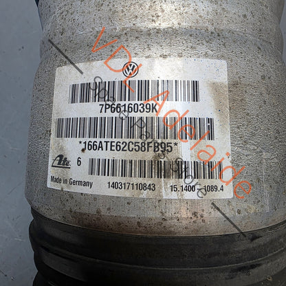 7P6616039K     VW Touareg 7P Right Front Air Suspension Strut Shock Absorber 7P6616039K