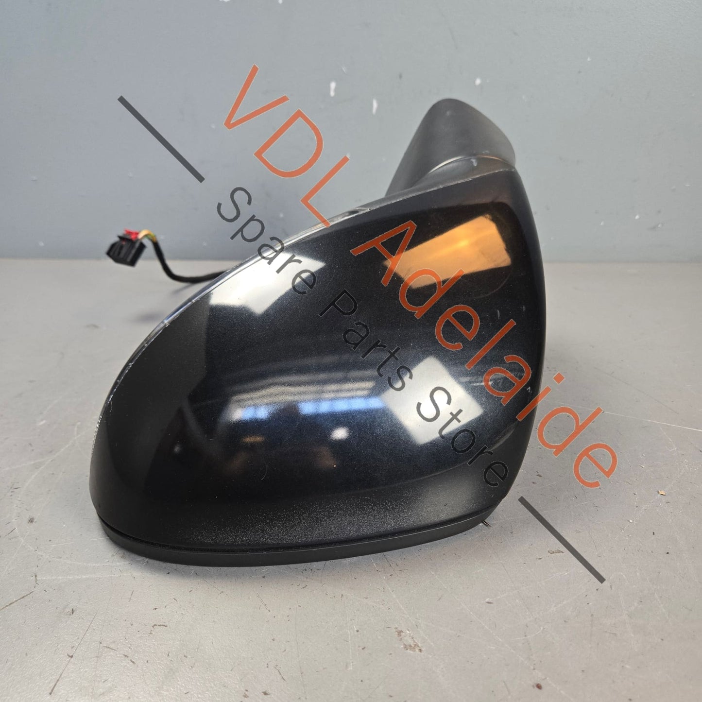 7P6857507P9B9 7P6857507P  VW Touareg 7P Left Power Folding Side View Mirror with Automatic Dimming 7P6857508N 9B9