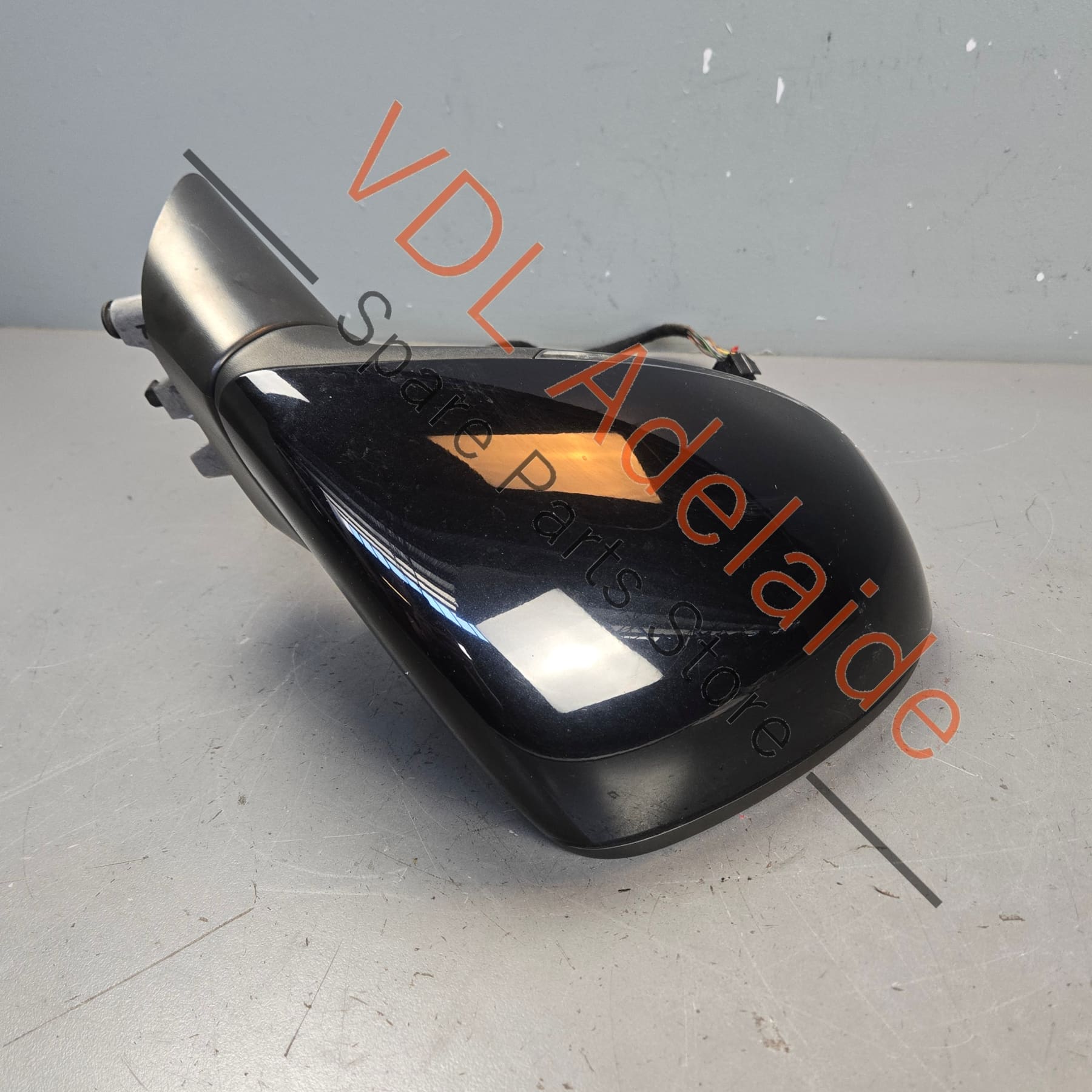 7P6857508N9B9 7P6857508N  VW Touareg 7P Right Power Folding Side View Mirror with Automatic Dimming 7P6857508P 9B9