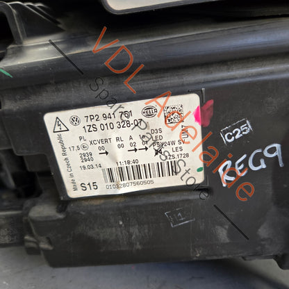 7P2941751   VW Touareg 7P Xenon Headlamp Left 7P2941751
