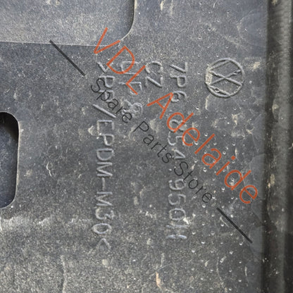 7P6854950H 7P6854950HGRU  VW Touareg 7P Right Rear Lower Door Exterior Moulding Trim 7P6854950H GRU