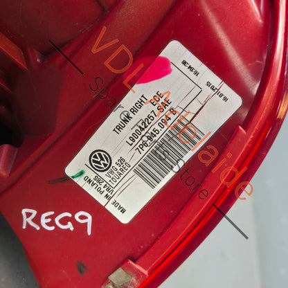7P6945094B   VW Touareg 7P Rear Right Tailgate Tail Light Taillight Inner 7P6945094B