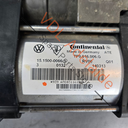 7P0698007E 7P0698014B  Genuine VW Touareg 7P Air Suspension Pump & Valve Block 7P0698007E 7P0698014B