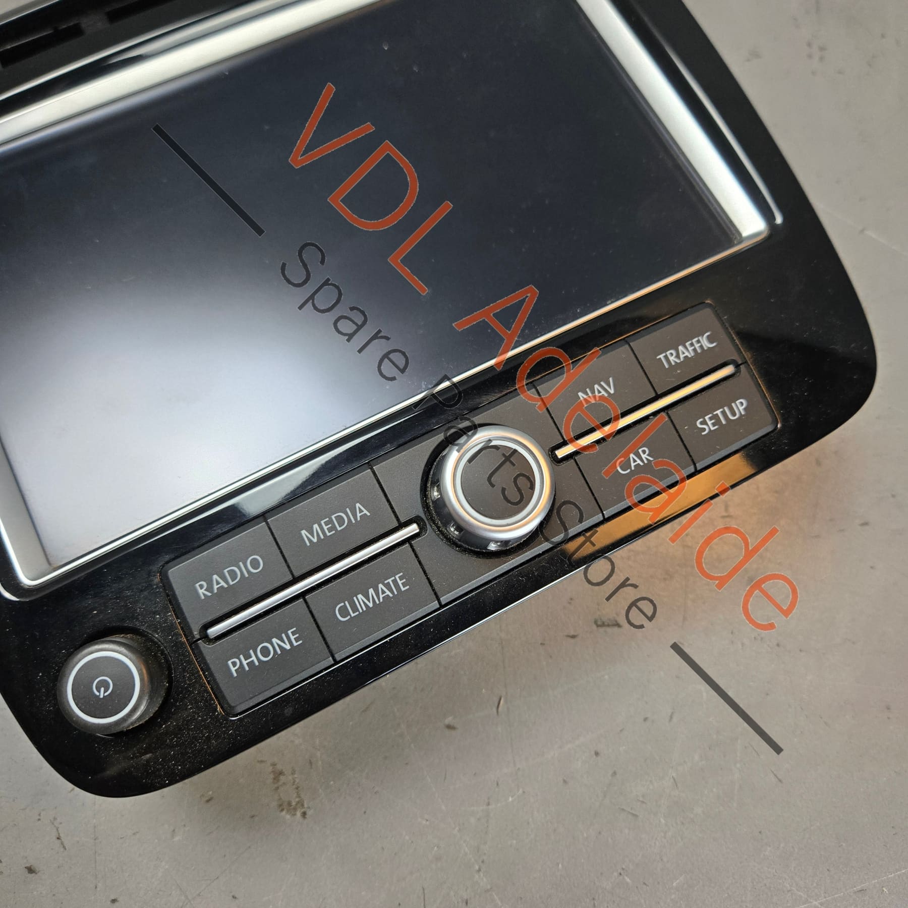 7P6919603   VW Touareg 7P Touchscreen Satnav Display Screen Radio Unit 7P6919603