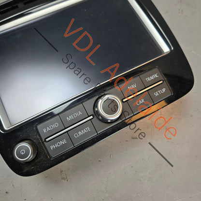 7P6919603   VW Touareg 7P Touchscreen Satnav Display Screen Radio Unit 7P6919603