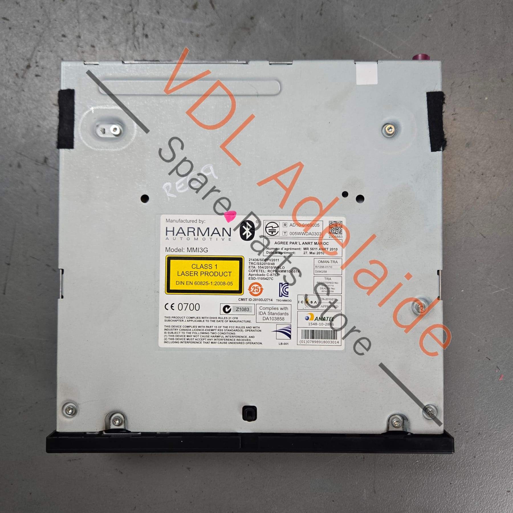 7P6035764E   VW Touareg 7P Satnav MMI Radio Unit 7P6035764E