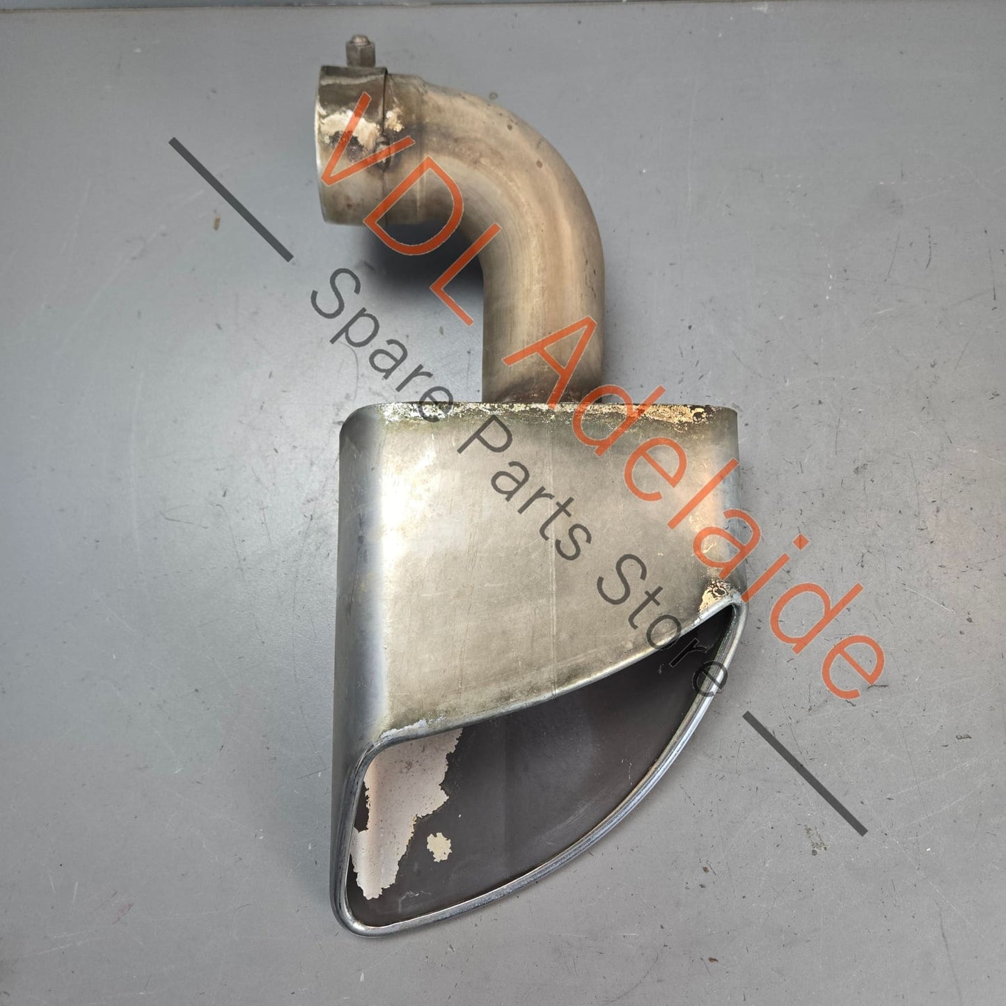 7P6253681S   VW Touareg 7P Left Side Oval Exhaust Outlet Tailpipe Tip 7P6253681S