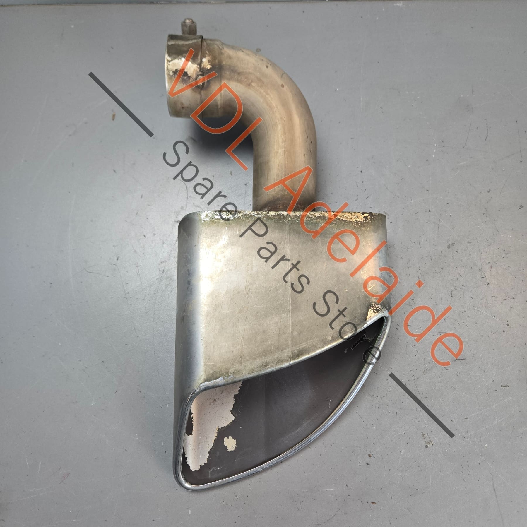 7P6253681S   VW Touareg 7P Left Side Oval Exhaust Outlet Tailpipe Tip 7P6253681S