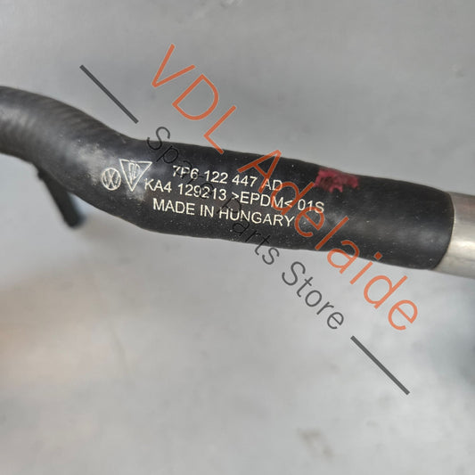 7P6122447AD   VW Touareg 7P Coolant Hose Pipe 7P6122447AD
