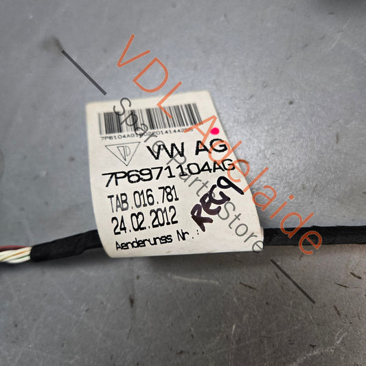 7P6971104AG   VW Touareg 7P Rear Bumper Wiring Harness Cable for Parking Sensors 7P6971104AG