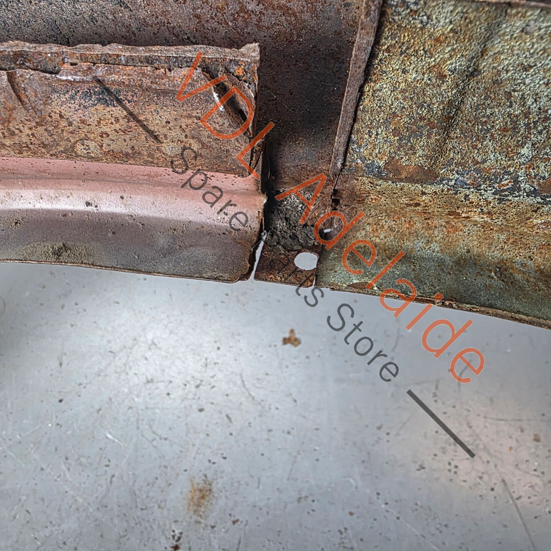 Datsun 1600 510 Bluebird 1968-1972 Right Side Wheel Arch Rust Repair Section Outer Skin with Spot weld seam