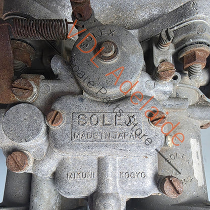 Solex Carburettor with Lynx Manifold suit Datsun L16 L18 L20, requires overhaul. Made in Japan by Minuki