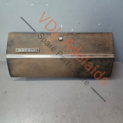 Datsun 1600 510 1968 Steel Glovebox Lid complete with button, button stuck