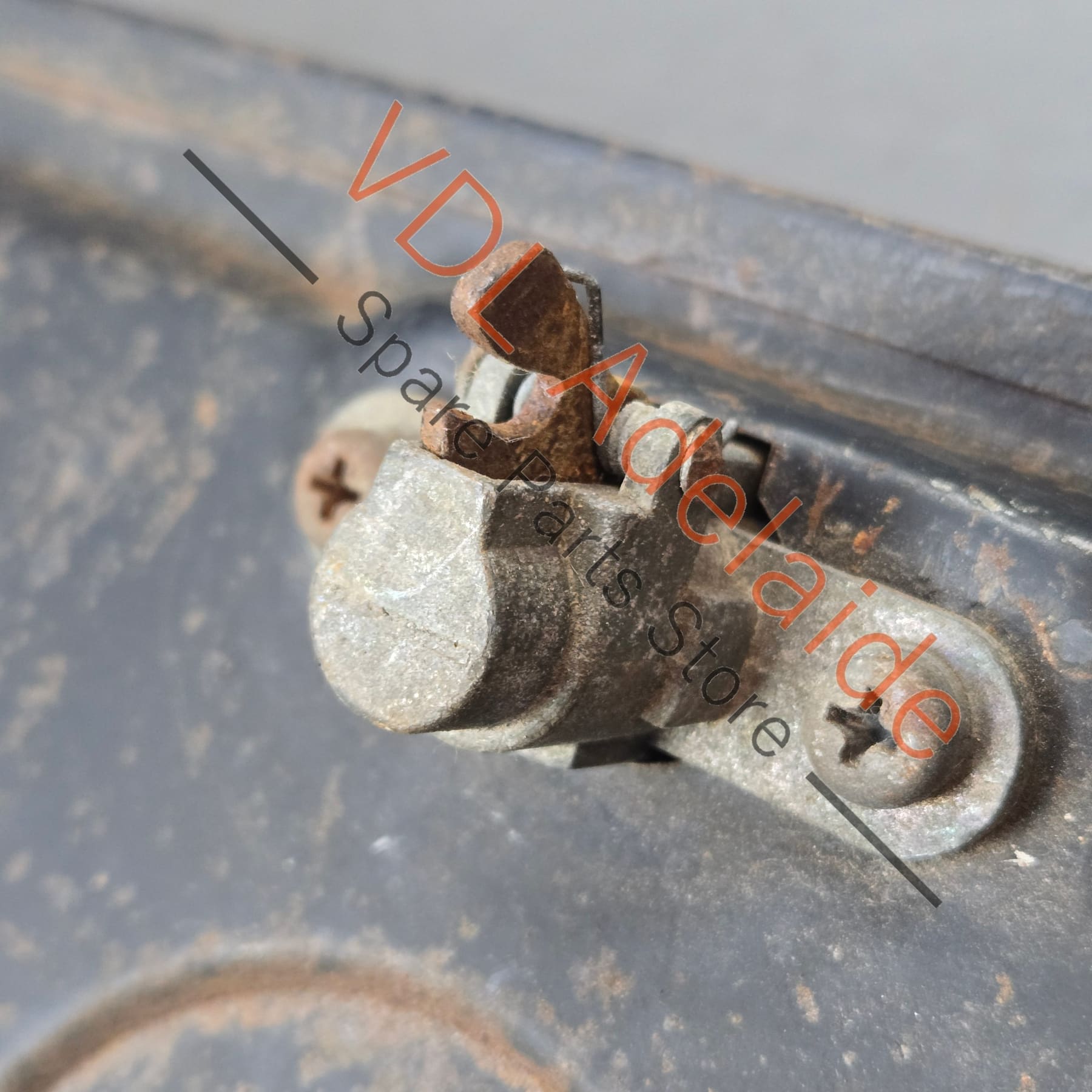 Datsun 1600 510 1968 Steel Glovebox Lid complete with button, button stuck