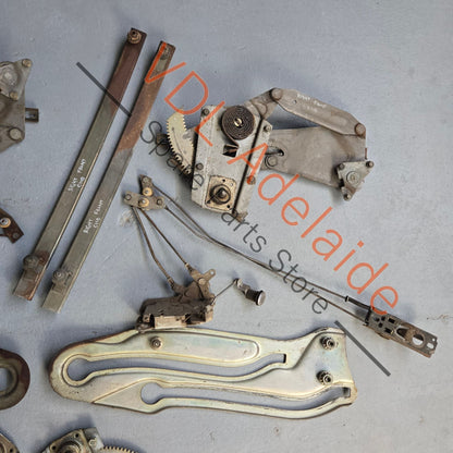 Datsun C110 240K GT Coupe Set of Window Winder and Door Lock Mechanisms