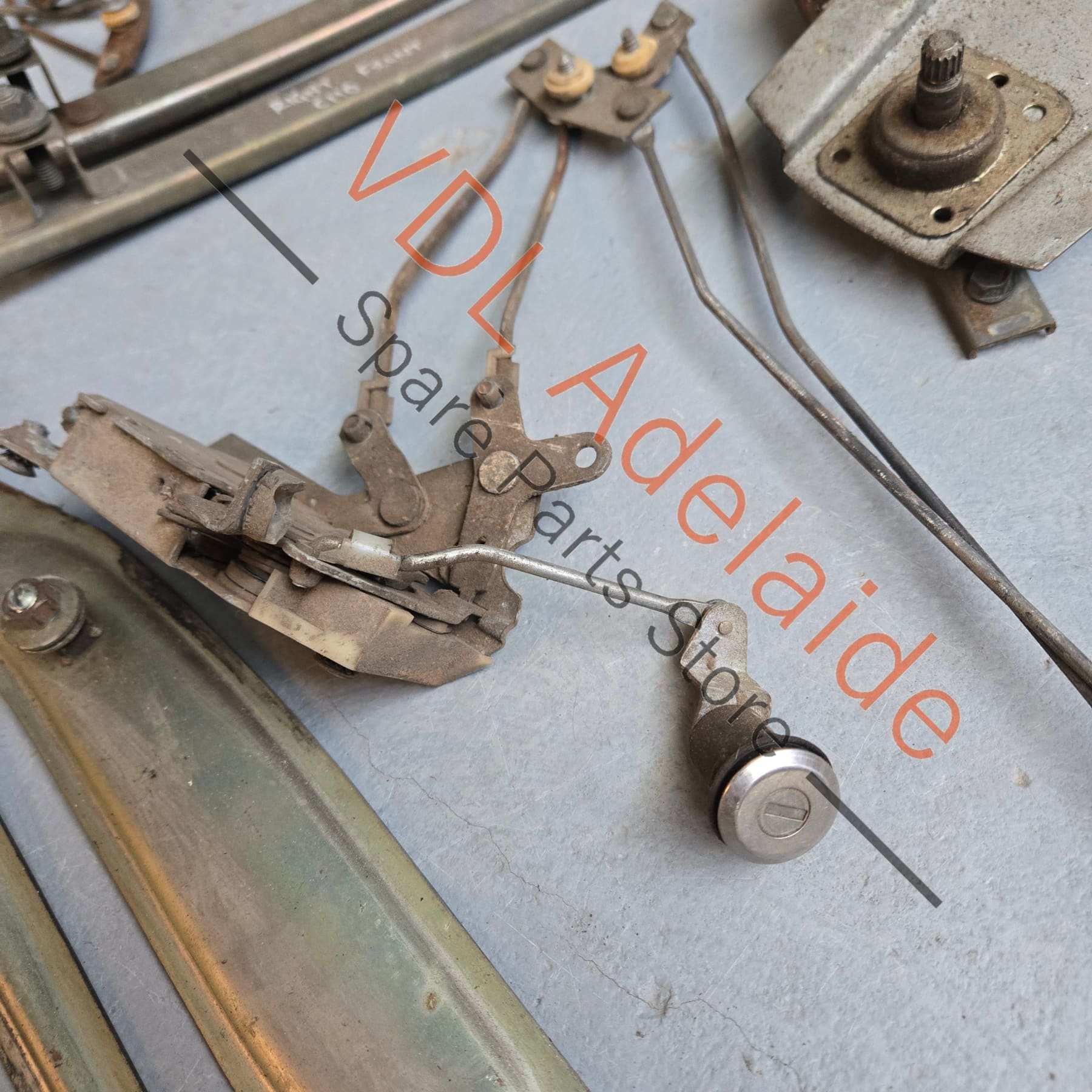 Datsun C110 240K GT Coupe Set of Window Winder and Door Lock Mechanisms