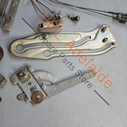 Datsun C110 240K GT Coupe Set of Window Winder and Door Lock Mechanisms
