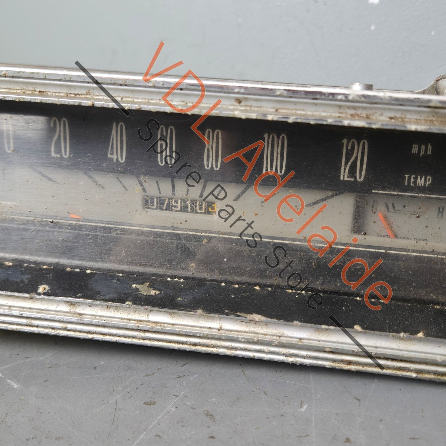 Datsun 1600 510 1968-1969 Original 120 MPH Dashboard Gauge Cluster Early Type