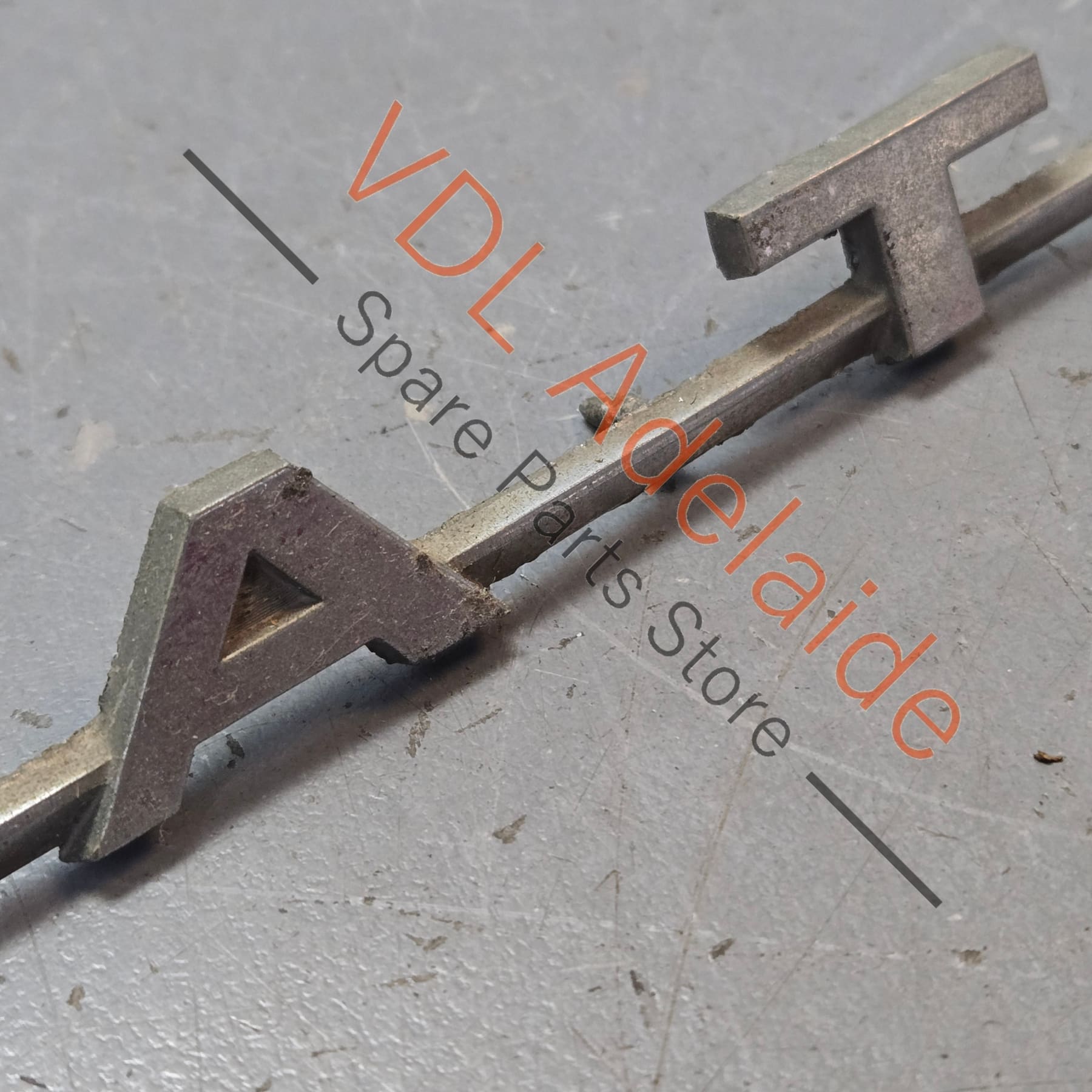 Datsun 1600 510 Rear Panel Boot Badge Emblem Genuine Cast Chrome #01