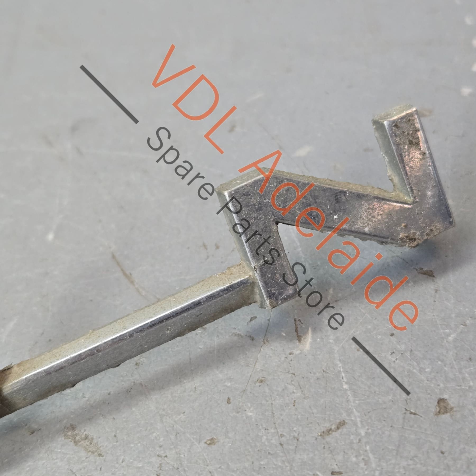 Datsun 1600 510 Rear Panel Boot Badge Emblem Genuine Cast Chrome #01