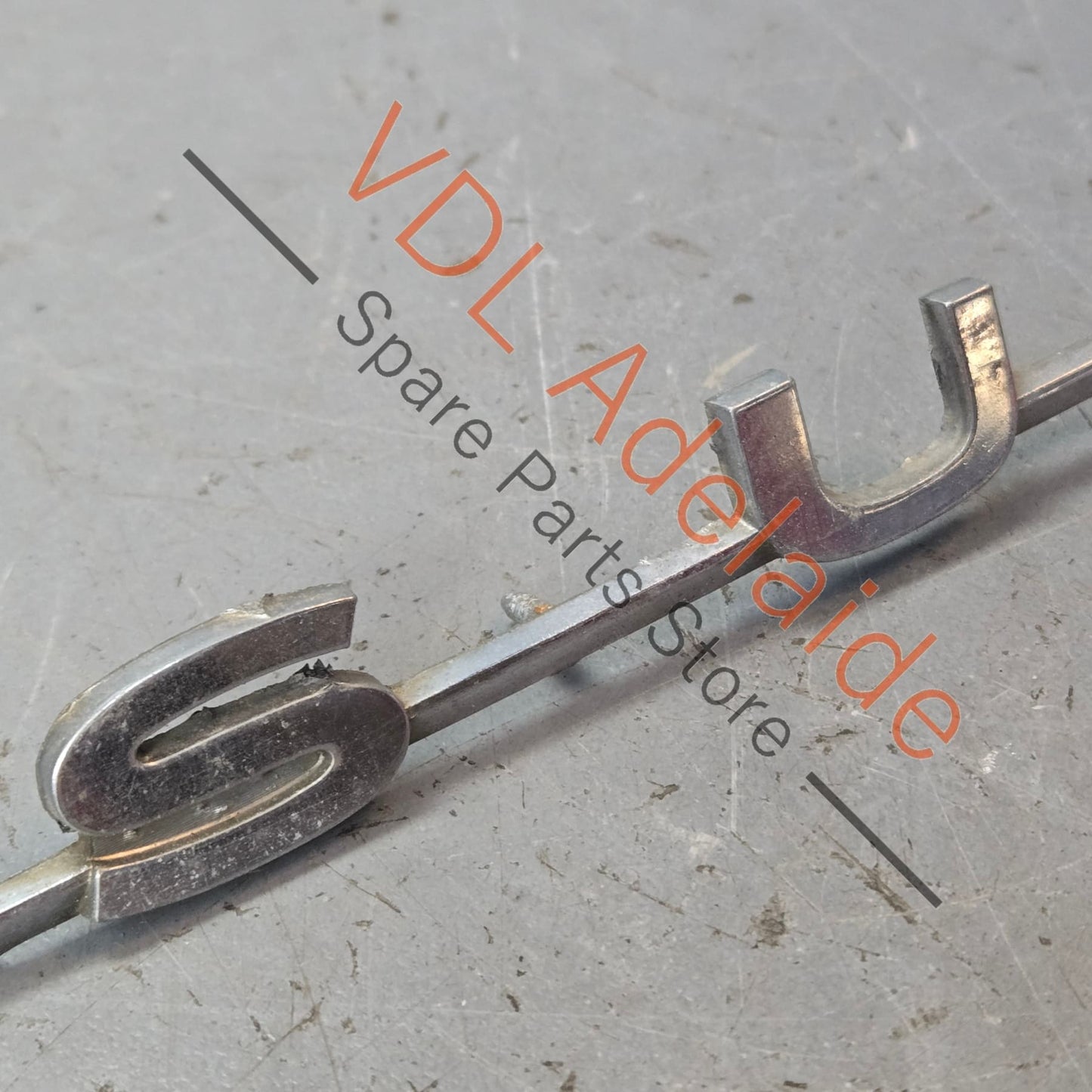 Datsun 1600 510 Rear Panel Boot Badge Emblem Genuine Cast Chrome #02