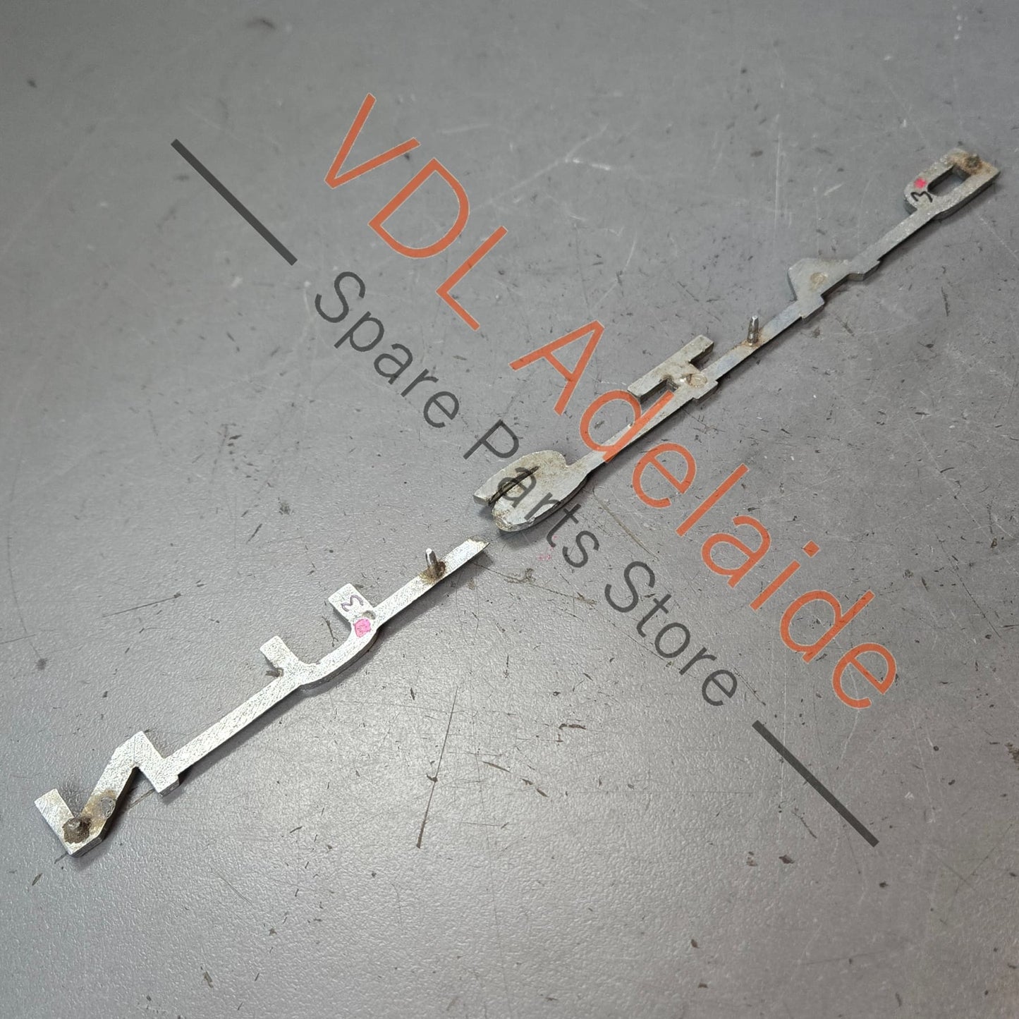 Datsun 1600 510 Rear Panel Boot Badge Emblem Genuine Cast Chrome #03 **damaged stock**