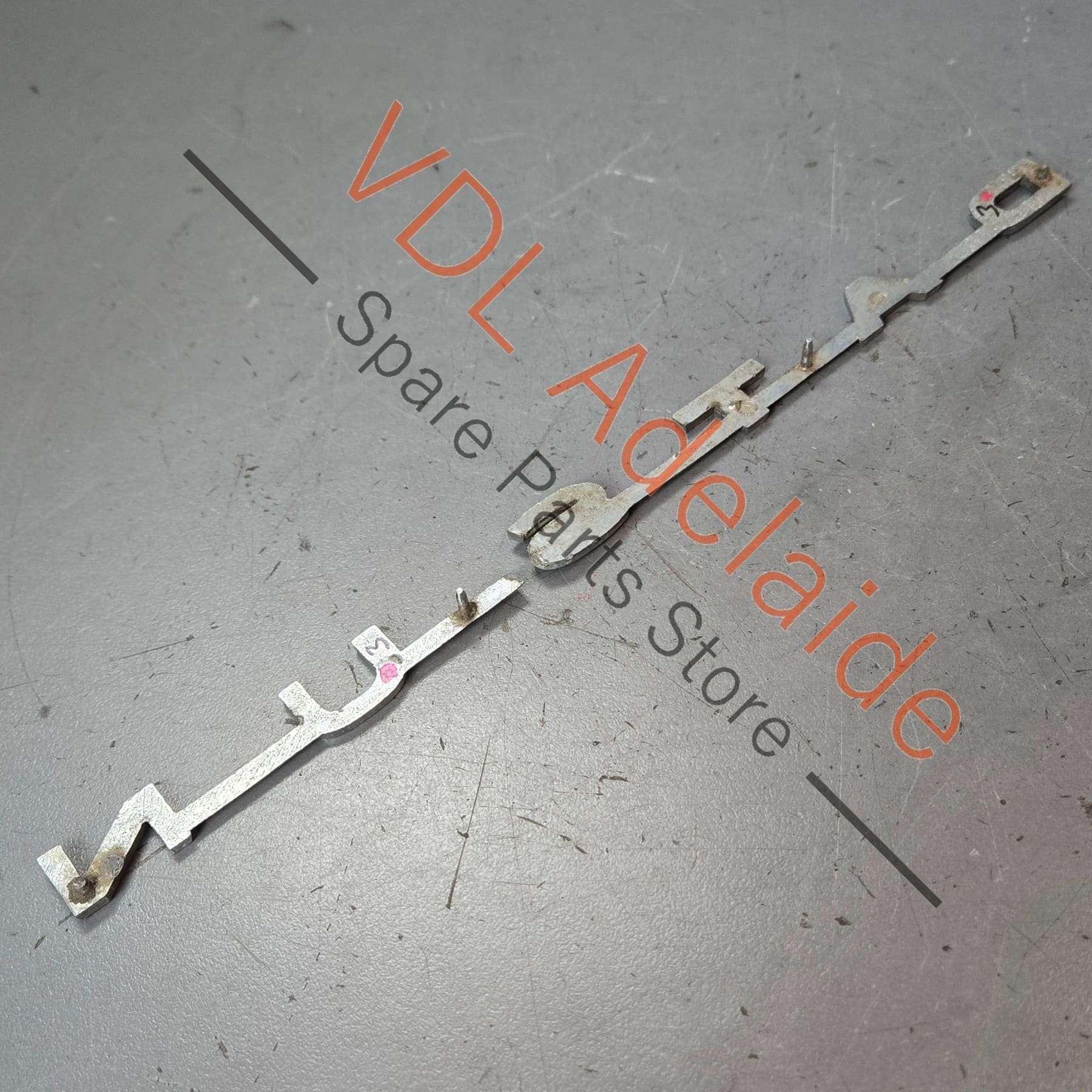 Datsun 1600 510 Rear Panel Boot Badge Emblem Genuine Cast Chrome #03 **damaged stock**