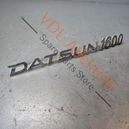 Datsun 1600 510 Front Quarter Fender Panel Badge Emblem Genuine Cast Chrome #01