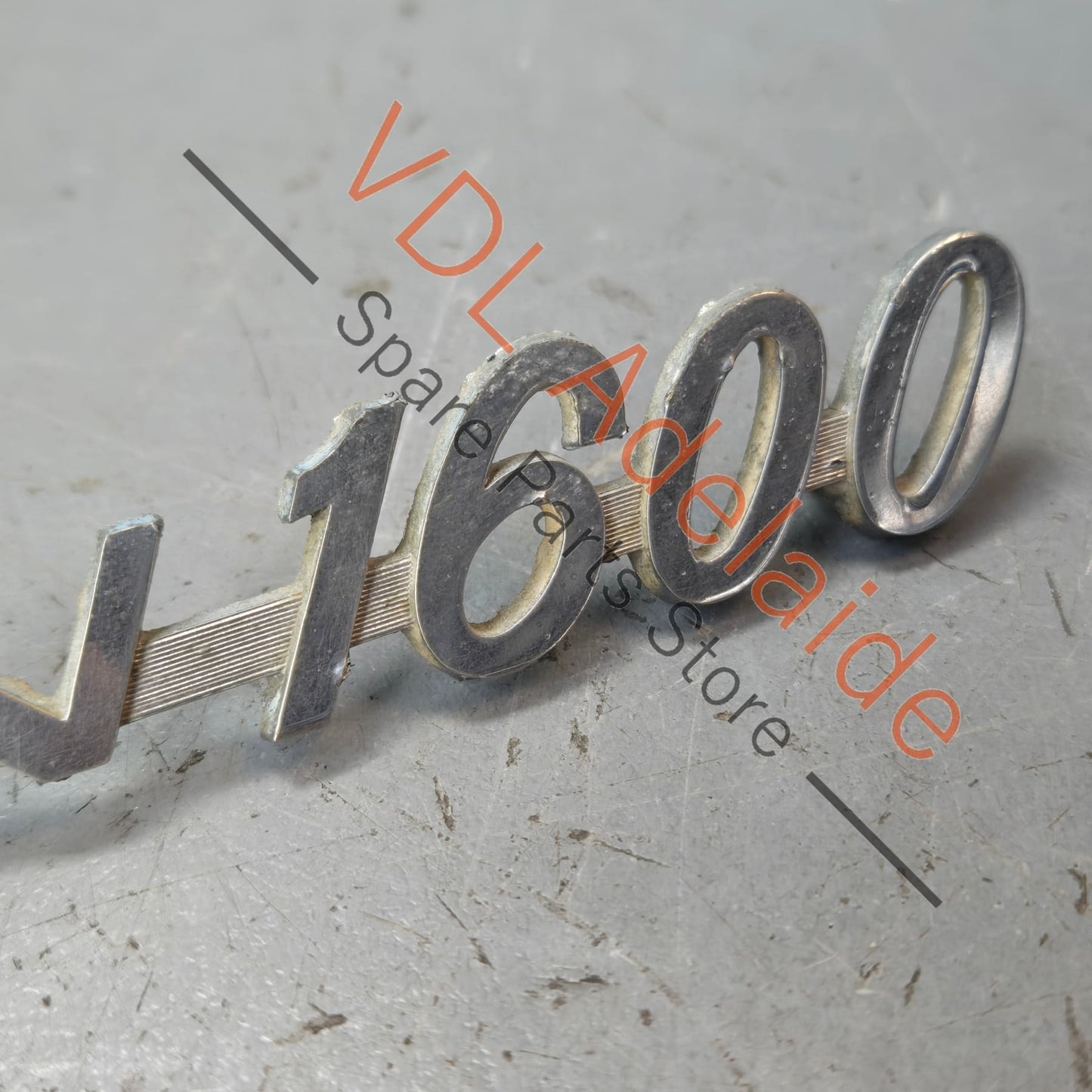 Datsun 1600 510 Front Quarter Fender Panel Badge Emblem Genuine Cast Chrome #01