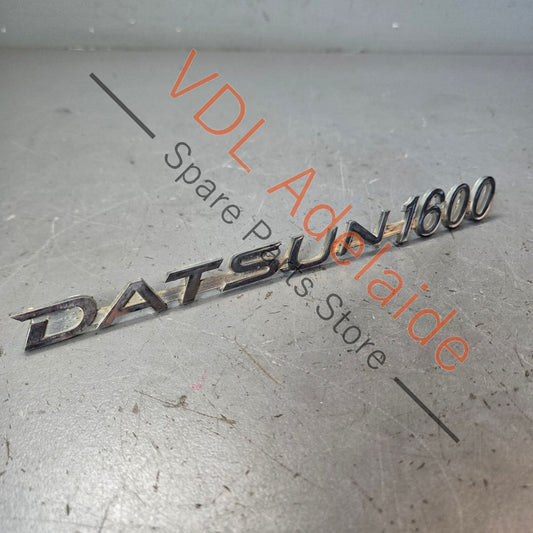 Datsun 1600 510 Front Quarter Fender Panel Badge Emblem Genuine Cast Chrome #02