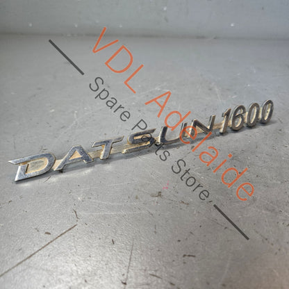 Datsun 1600 510 Front Quarter Fender Panel Badge Emblem Genuine Cast Chrome #03
