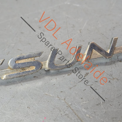 Datsun 1600 510 Front Quarter Fender Panel Badge Emblem Genuine Cast Chrome #03