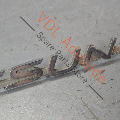 Datsun 1600 510 Front Quarter Fender Panel Badge Emblem Genuine Cast Chrome #04