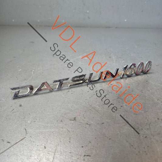 Datsun 1600 510 Front Quarter Fender Panel Badge Emblem Genuine Cast Chrome #05
