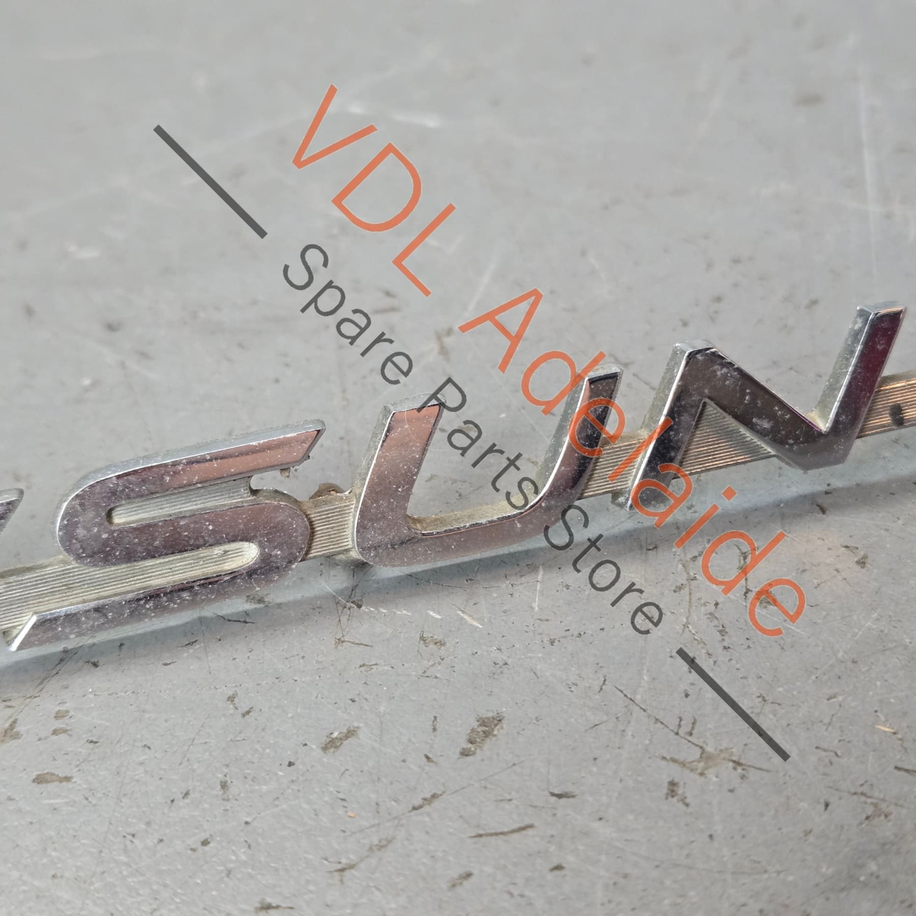 Datsun 1600 510 Front Quarter Fender Panel Badge Emblem Genuine Cast Chrome #05