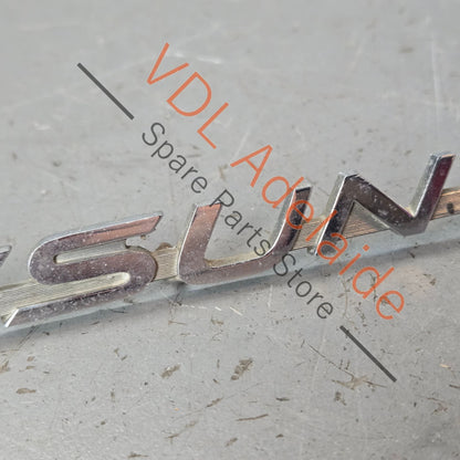 Datsun 1600 510 Front Quarter Fender Panel Badge Emblem Genuine Cast Chrome #05