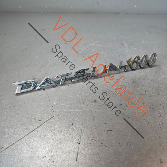 Datsun 1600 510 Front Quarter Fender Panel Badge Emblem Genuine Cast Chrome #06