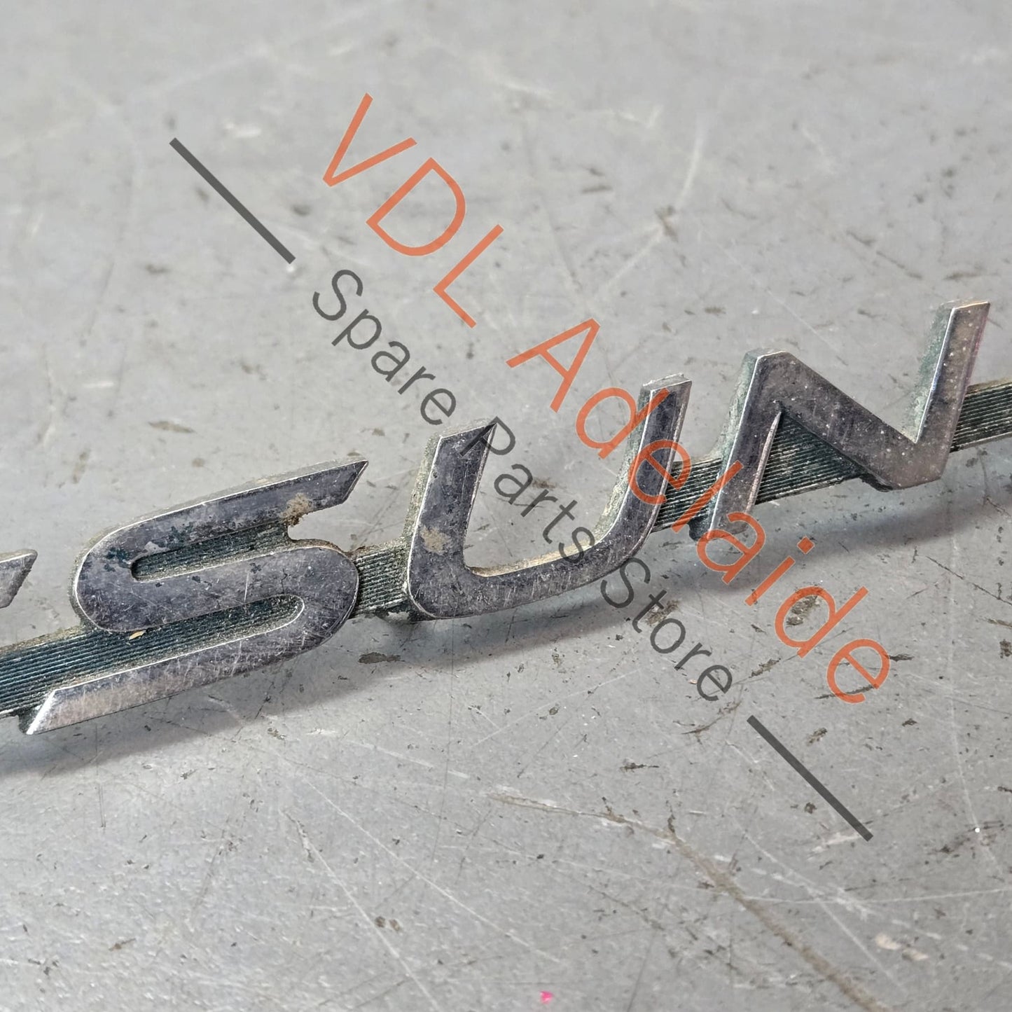 Datsun 1600 510 Front Quarter Fender Panel Badge Emblem Genuine Cast Chrome #06